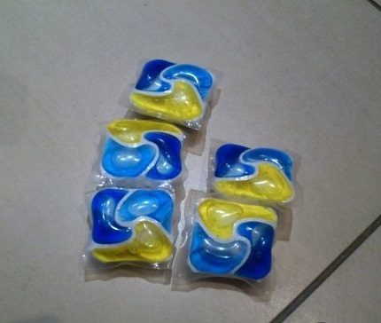 Ang hitsura ni Fairy Mga Fairy Capsule para sa mga Makinang panghugas
