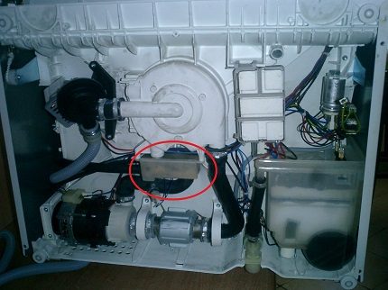 Dishwasher pressure switch Dishwasher pressure switch