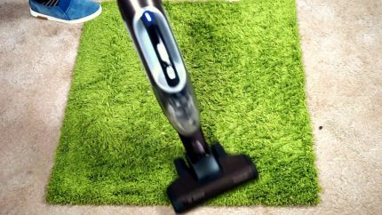 Specifics for High-pile Carpets Carpet cleaning with a vacuum cleaner