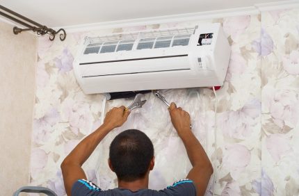 Montage de l'unité intérieure du climatiseur Le processus d'installation de systèmes multisplits
