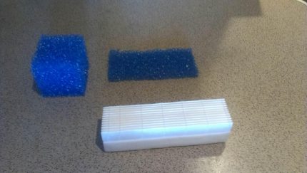Filters in the complete set of the washing vacuum cleaner Filters for the washing vacuum cleaner