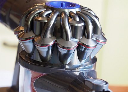 Reka bentuk unik 15 siklon Sistem siklon Dyson v6