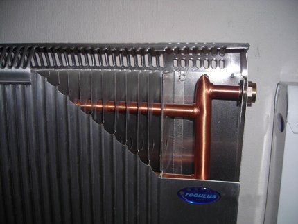 Metallradiator for en leilighet Stålradiator