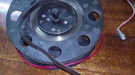 Penggulung kabel pembersih vakum Mekanisme penggulungan kord kuasa
