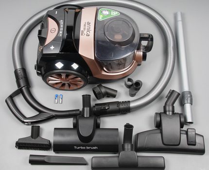 Set lengkap pembersih vakum siklon Bahagian Pembersih Vakum Cyclone