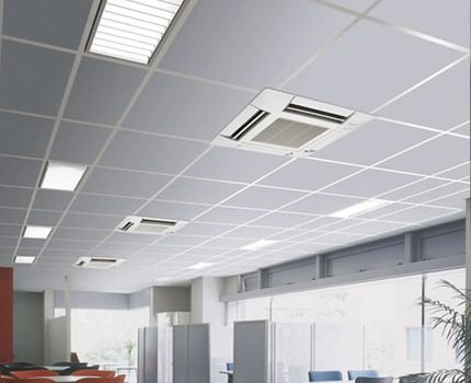 Installation of cassette systems is possible only in special niches Cassette Split System