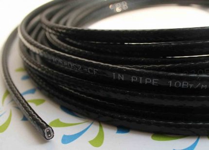Penampilan kabel pengatur diri Kabel pemanasan berjaket makanan