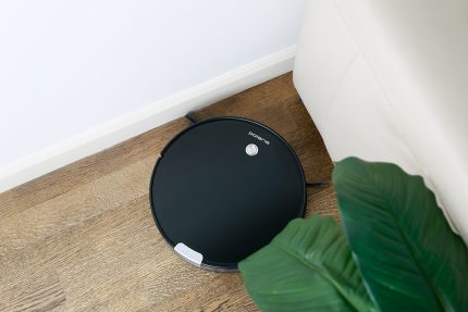 Robotic model of a vacuum cleaner for cleaning the house Vacuum cleaner robot