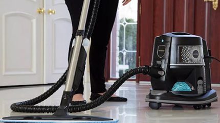 Pembersih vakum dengan jenis penapis baru - aquafilter Pembersih vakum dengan aquafilter