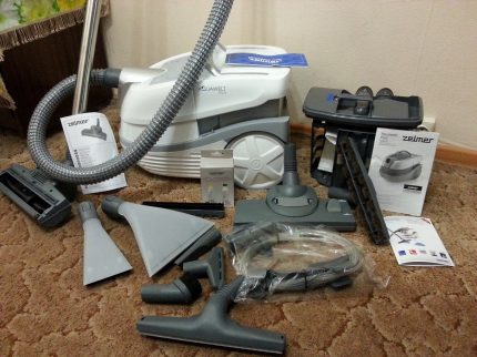 Set of nozzles for the Zelmer vacuum cleaner