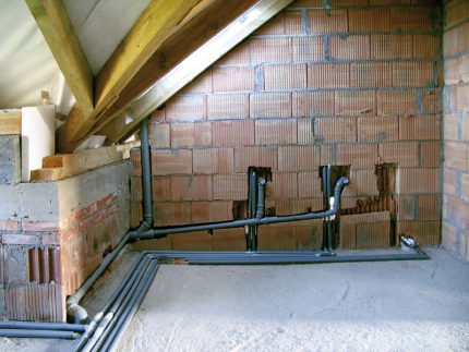 Sewer slope Slope sewer pipes