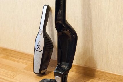 How to remove the unit from a cordless vacuum cleaner brand Electrolux Removable vacuum cleaner unit Electrolux
