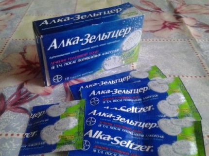 Alka Seltzer za uklanjanje blokada Alka-Seltzer tablete