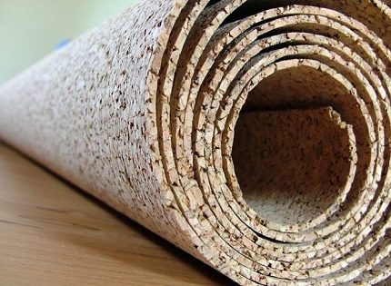 Papier peint Roll Cork Isolation en liège