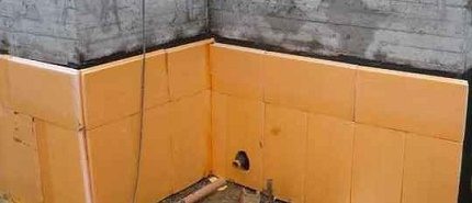 Basement insulation polystyrene foam Foundation insulation