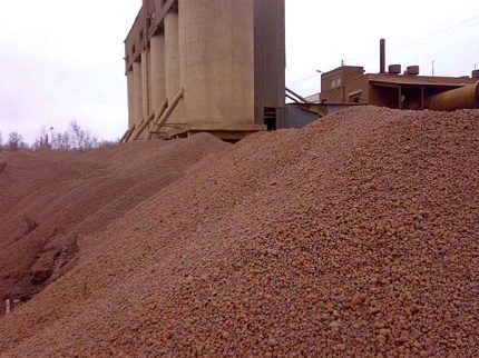 Expanded clay should be purchased from the manufacturer Expanded clay for warming