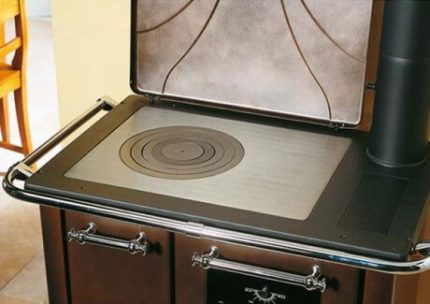 Wood stove with hob Wood stoves