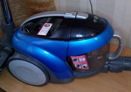 Pembersih Vakum LG2000w dengan Pengumpul Debu Lutsinar