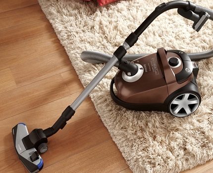 Model of a vacuum cleaner for cleaning smooth floors and carpets Vacuum cleaner Gorenje
