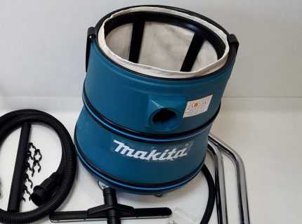 Saken med en støvsugerpose-type støvsuger Makita Makita støvsugertank med støvpose