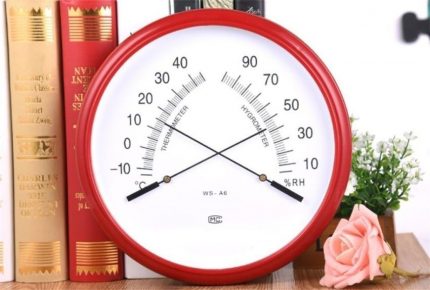 Stylish hygrometer for the home Stylish mechanical hygrometer