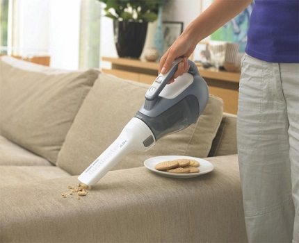 Option for manual cleaning equipment Vacuum cleaner