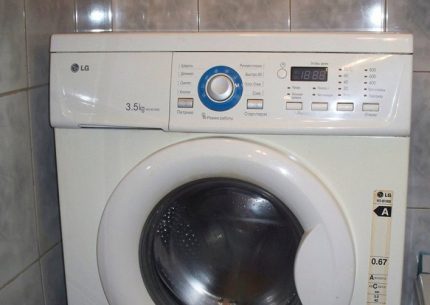 Lavage de marque LG Machine à laver du LG