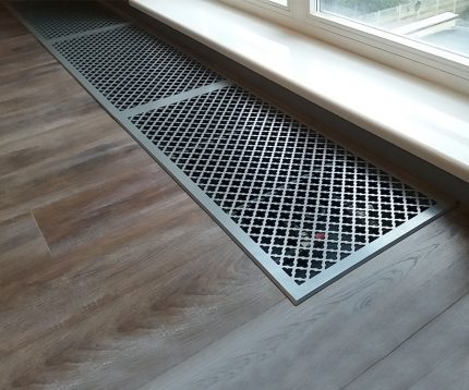 Grelhas de ventilação para piso