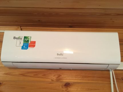 UV plastic is UV resistant Ballu split system indoor unit housing