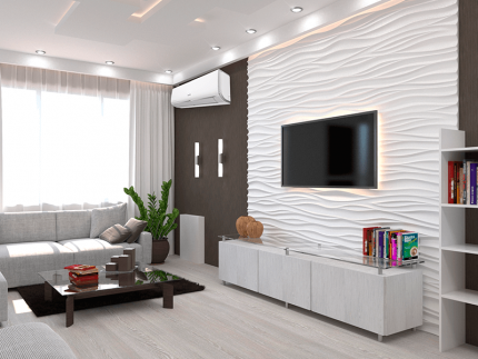 Split system in a domestic building The principle of operation of the Ballu split system