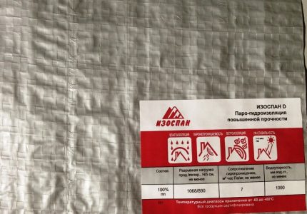 Основните групи изоспан