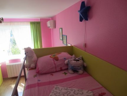 Using a split system in a children's bedroom Air conditioning in the nursery