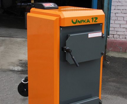 Pirolīzes tipa katla izskats Pirolīzes katls
