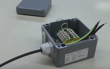L'apparition de la boîte de jonction de Raychem Boîte de jonction