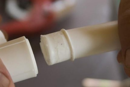Σύνδεση σωλήνα πολυπροπυλενίου με τοποθέτηση Συναρμολόγηση