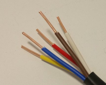 Fil de modification VVG avec conducteurs en cuivre Câble électrique VVG