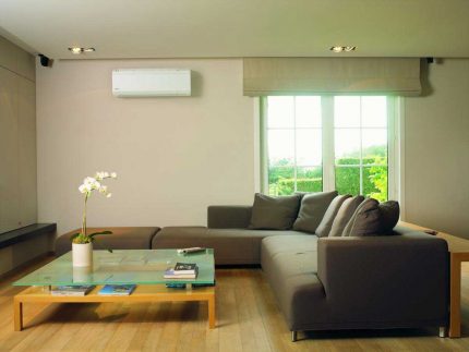 Choosing the optimal location for the location of the indoor unit split system Place for indoor unit