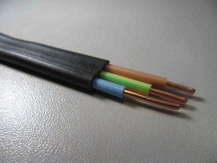 Fil de cuivre de forme plate Fil électrique PBPP
