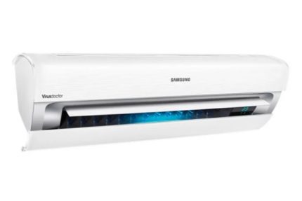 The interior of the Samsung AR09HQSFAWK split system Samsung AR09HQSFAWK