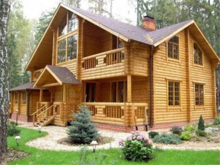Log Country House Perte de chaleur dans une maison en bois