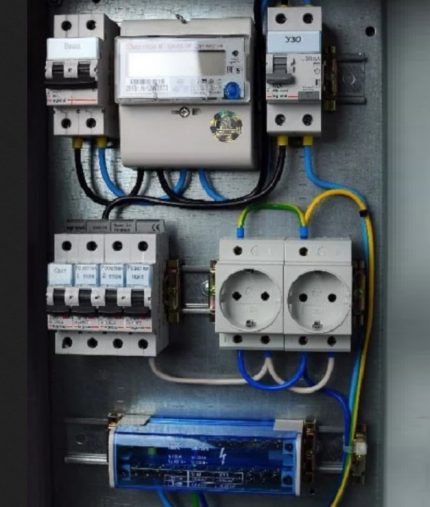 Location of equipment in a box Location of equipment in a box