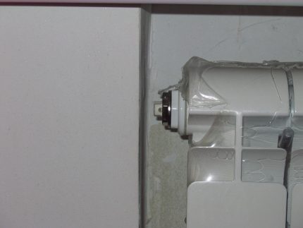 Filem pada radiator baru