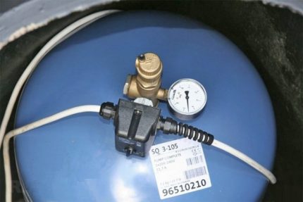 Hydraulic tank para sa autonomous supply ng tubig Pressure accumulator na may pressure switch