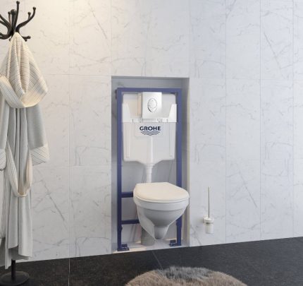 Kit de suspension prêt à l'emploi d'un fabricant Ensemble complet de dispositif pour suspendre les toilettes