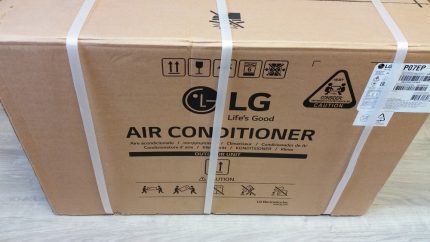 Packaging from split systems of the brand LG P07EP Split system LG P07EP per pack