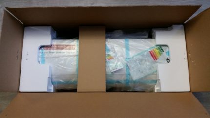 Packed for transportation split system LG P07EP Unpacking LG P07EP