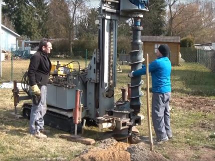Technologie de perçage à vis Forage de la tarière