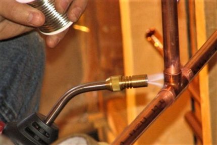 Souder une section de tuyau montée Soudage au gaz