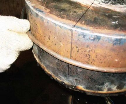 Haste para tampa da câmara de combustível Haste de vedação para um forno de trabalho