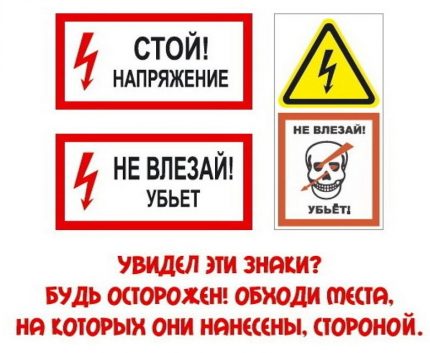 Affiche de signe multiple Affiche de signe multiple